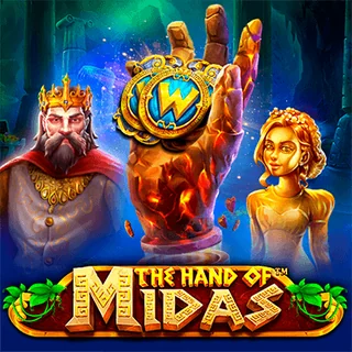 Portada oficial de The Hand of Midas, del estudio Pragmatic Play