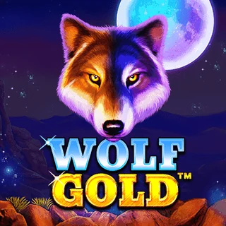 Portada oficial de Wolf Gold, del estudio Pragmatic Play